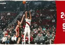 Sharpe scores 24 as Trail Blazers pull away from Hawks