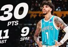 Ball scores 30 with nine 3-pointers as Hornets rout Lakers