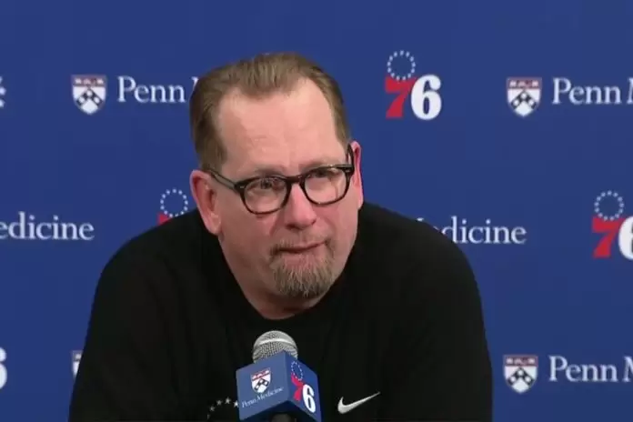 Nick Nurse praises LeBron James after 76ers debut