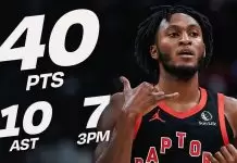 Quickley explodes for 40 as Raptors overwhelm Warriors