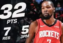 Durant powers Rockets past Pistons to snap Detroit’s streak