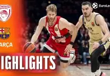 Olympiacos cruises past Barcelona behind Tyrique Jones’ fourth-quarter takeover