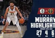 Murray leads Nuggets past Nets in Porter Jr.’s Denver return