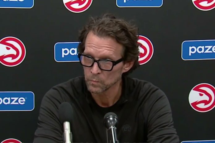 Quin Snyder reflects on Hawks’ defensive struggles after loss to Lakers