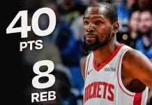 Durant drops 40 as Rockets erase 19-point deficit to beat Magic