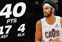 Allen drops 40 as Cavaliers rout Trail Blazers