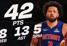 Cunningham erupts for 42 points as Pistons overpower Knicks