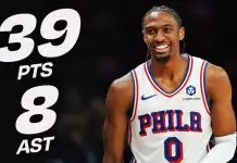 Maxey erupts for 39 as 76ers snap skid by crushing Timberwolves