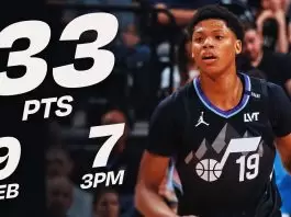 Ace Bailey scores 33 as Jazz dominate Bucks to end losing streak