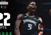 Edwards leads Timberwolves past Raptors for fifth straight win