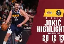 Jokic records triple-double as Nuggets hold off Lakers