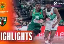 Panathinaikos ends skid as Mathias Lessort returns in win over Zalgiris
