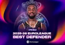 Alpha Diallo wins EuroLeague Best Defender