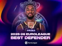 Alpha Diallo wins EuroLeague Best Defender