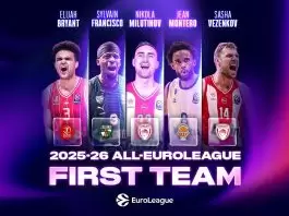 Sasha Vezenkov leads 2025–26 All-EuroLeague First Team