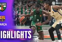 Zalgiris rallies late to defeat Barcelona
