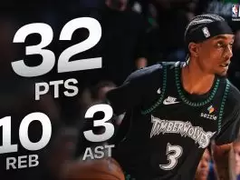 Jaden McDaniels erupts for 32 as Timberwolves eliminate Nuggets in Game 6