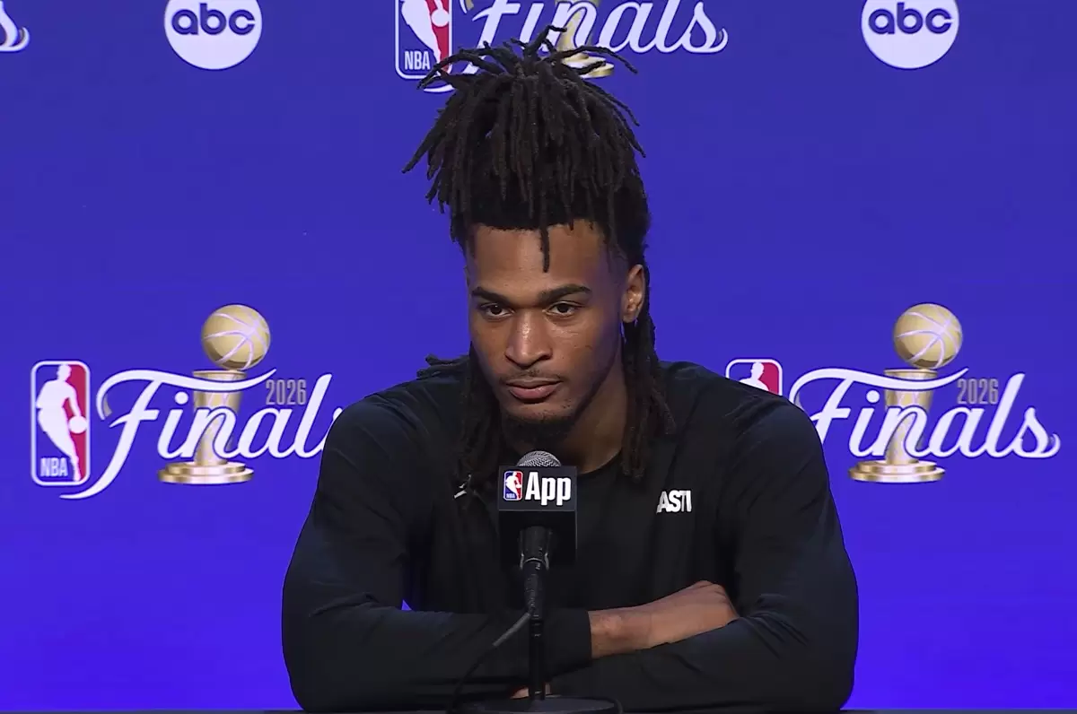 Stephon Castle says Spurs are ‘the better team’ despite Finals loss