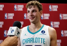 Hannes Steinbach discusses physical approach with Hornets