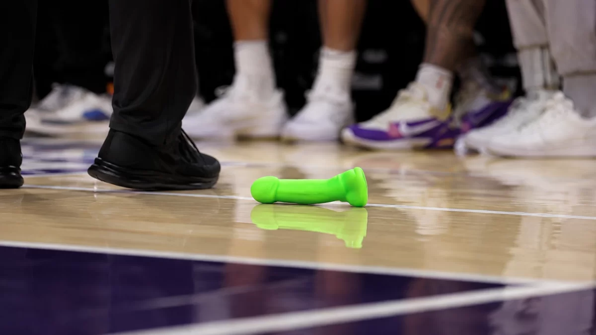 WNBA dildo thrower arrested