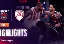 Dorsey, Vezenkov lead Olympiacos past Baskonia