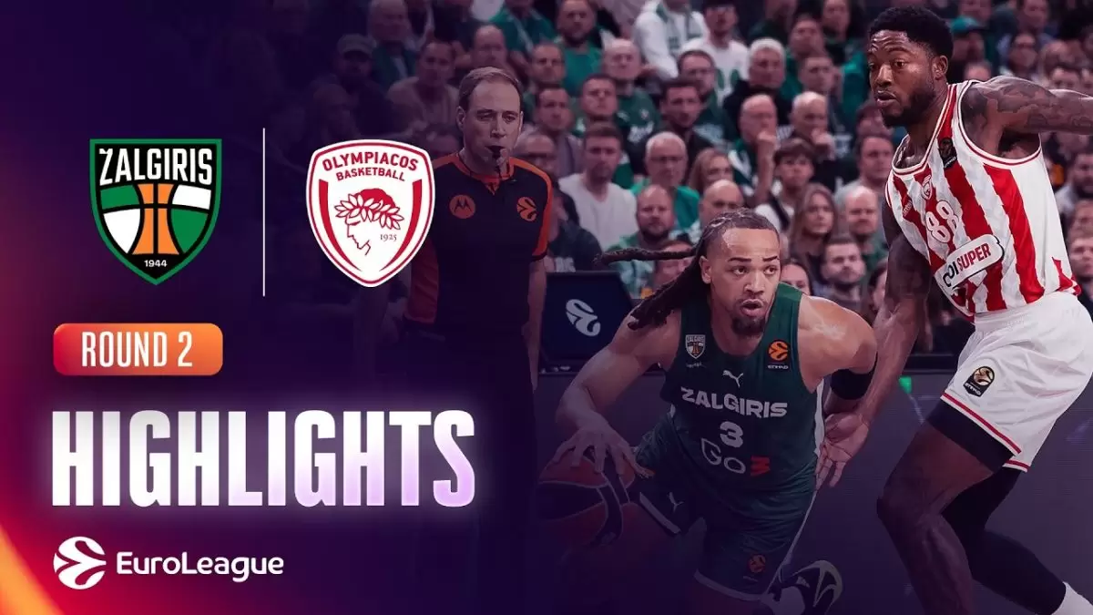 Shaquille O’Neal watches Olympiacos edge Zalgiris in Kaunas
