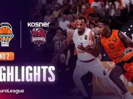 Valencia sets club scoring record in rout of Baskonia