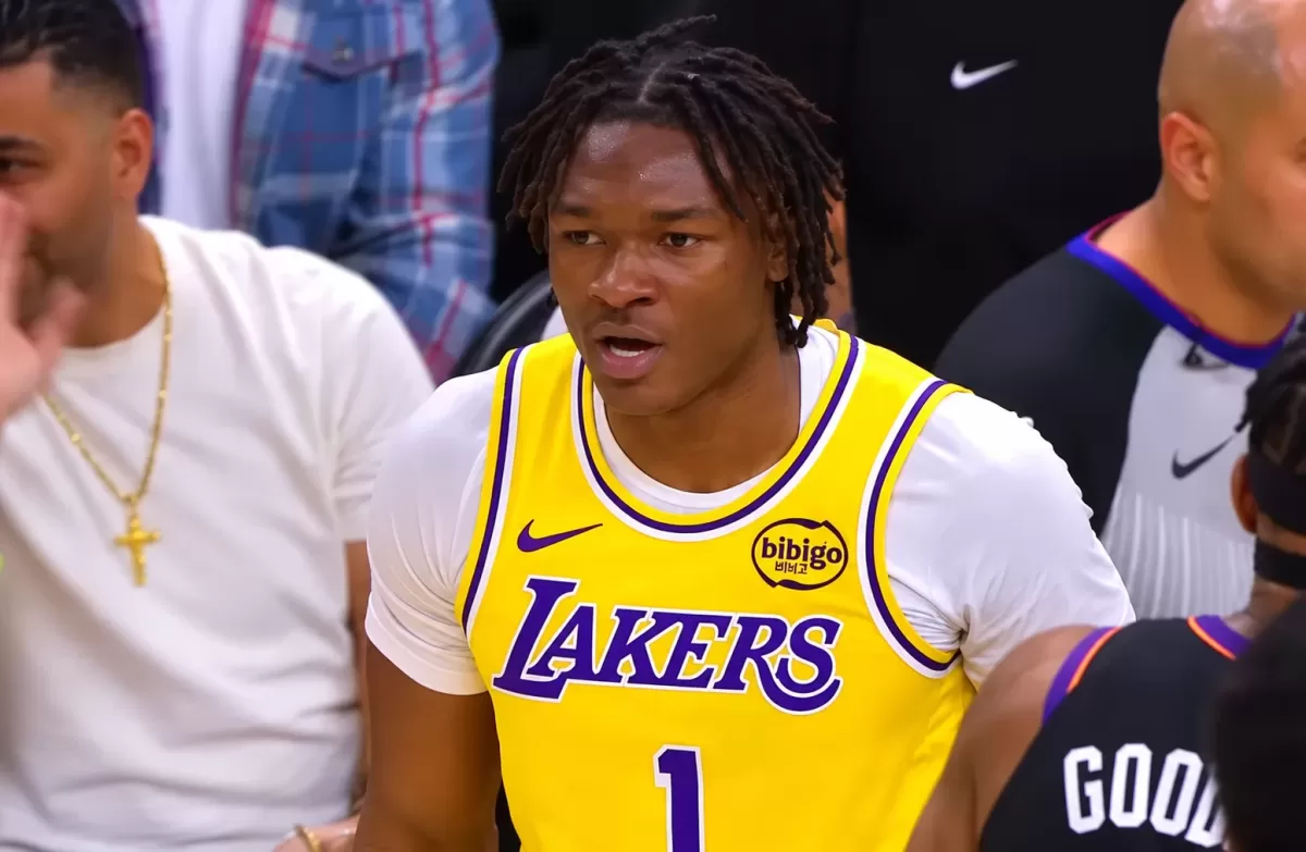 Adou Thiero explains his progress with Lakers