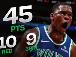 Anthony Edwards drops 45 as Timberwolves spoil Giannis’ Heat debut