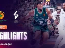 Panathinaikos rolls past ASVEL to stay unbeaten