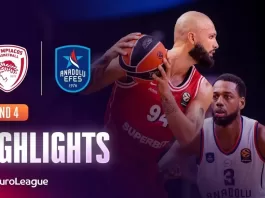 Olympiacos routs Anadolu Efes for first home win