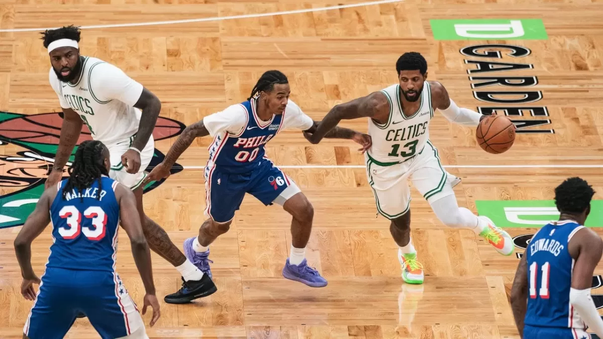 Celtics crush 76ers in Paul George’s debut